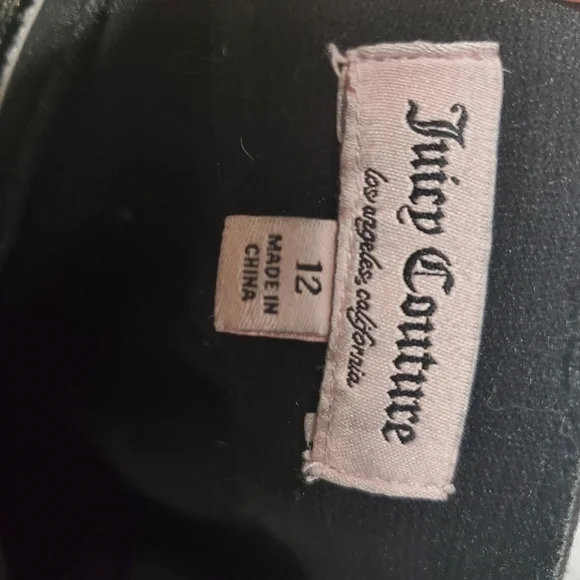 Juicy Couture stretchy black jeggings size 12 - Picture 3 of 6